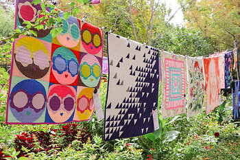 Garden of Quilts in Ashton Gardens
