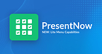 PresentNow Lite Menu
