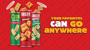 CHEEZ-IT® AND CLUB® CRACKERS UPGRADE SNACKING WITH ALL-NEW RESEALABLE CANISTERS