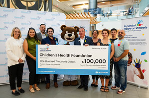 Hyundai Hope on Wheels marks Childhood Cancer Awareness Month with $100,000 donation to Children's Health Foundation in London