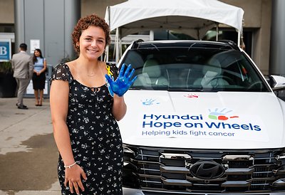 Hyundai Hope on Wheels Handprint Ceremony in Partnership with the Children's Health Foundation in London