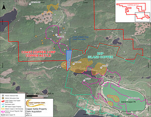 Coast Copper Completes Additional Copper Kettle Claim Purchase