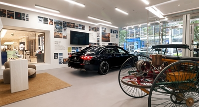 Mercedes-Benz Studio Toronto brings Mercedes-Benz’s 140-year journey to life through vehicles, immersive installations and gallery-style storytelling.