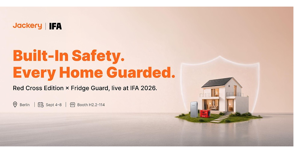 Jackery Debuts Global-First 7-Layer FortiShield Safety System and Full-Spectrum Smart Energy Ecosystem at IFA 2026