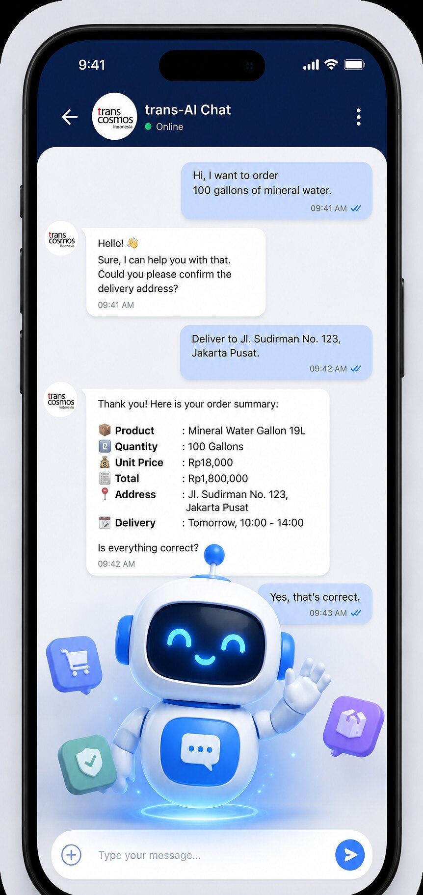 transcosmos launches trans-AI Chat, a generative AI chatbot, in Indonesia サムネイル