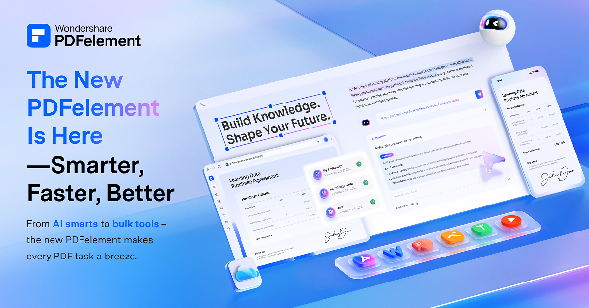 Wondershare Launches PDFelement V13 with New AI Workflows for Knowledge and Agreements