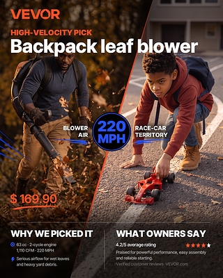 VEVOR Backpack Leaf Blower