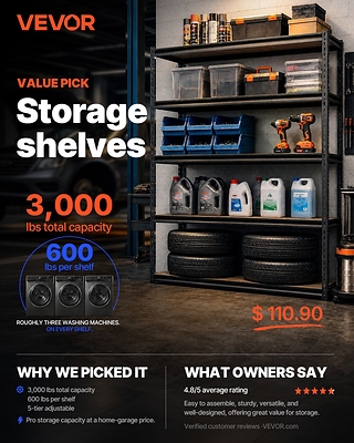 VEVOR Storage Shelves