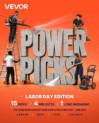 VEVOR Turns Labor Day Project Data Into Its First Power Picks List