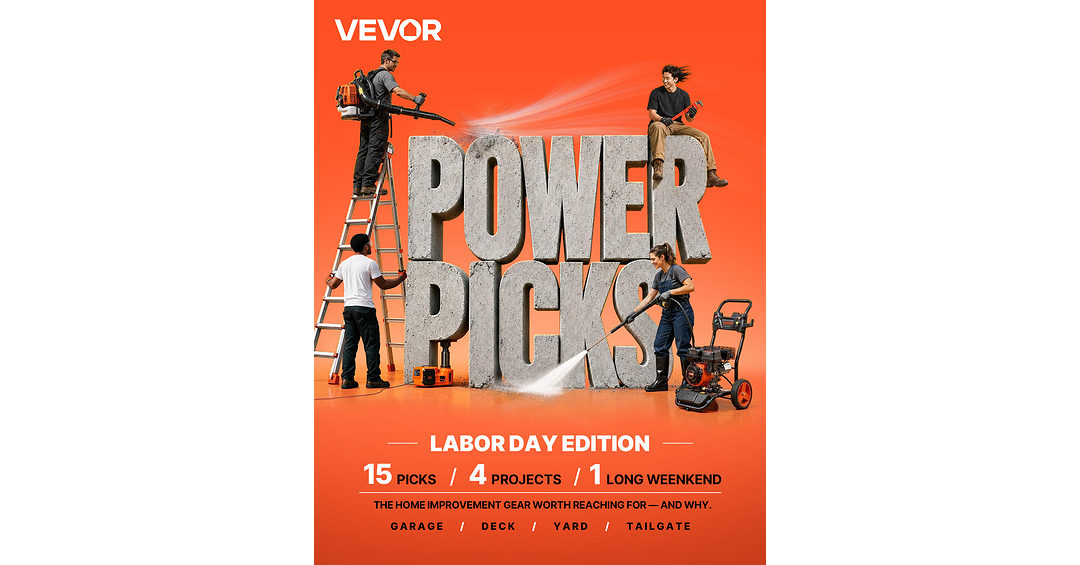 VEVOR Turns Labor Day Project Data Into Its First Power Picks List