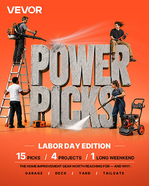VEVOR Turns Labor Day Project Data Into Its First Power Picks List