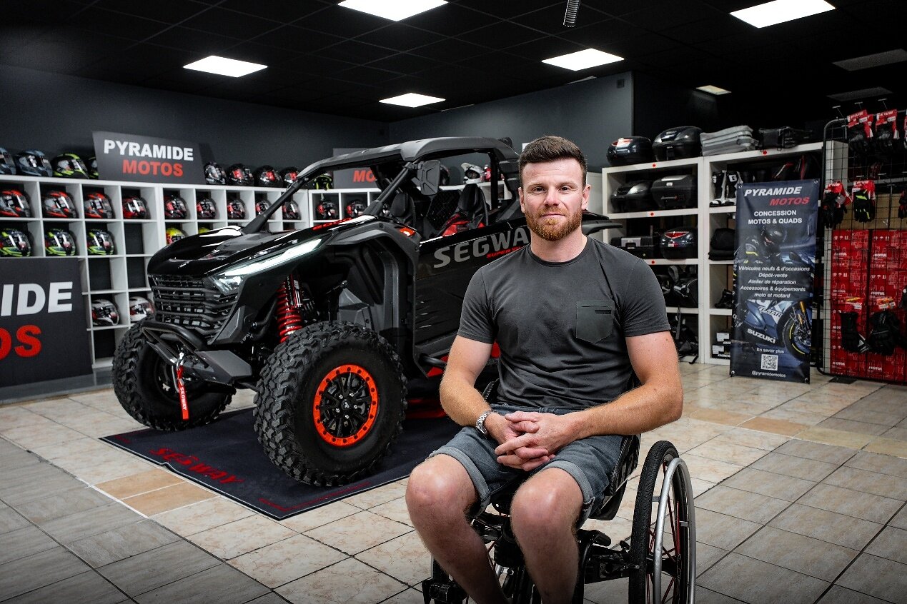 Mathias Bellino entame un nouveau chapitre dans le monde du tout-terrain avec le soutien de Segway Powersports