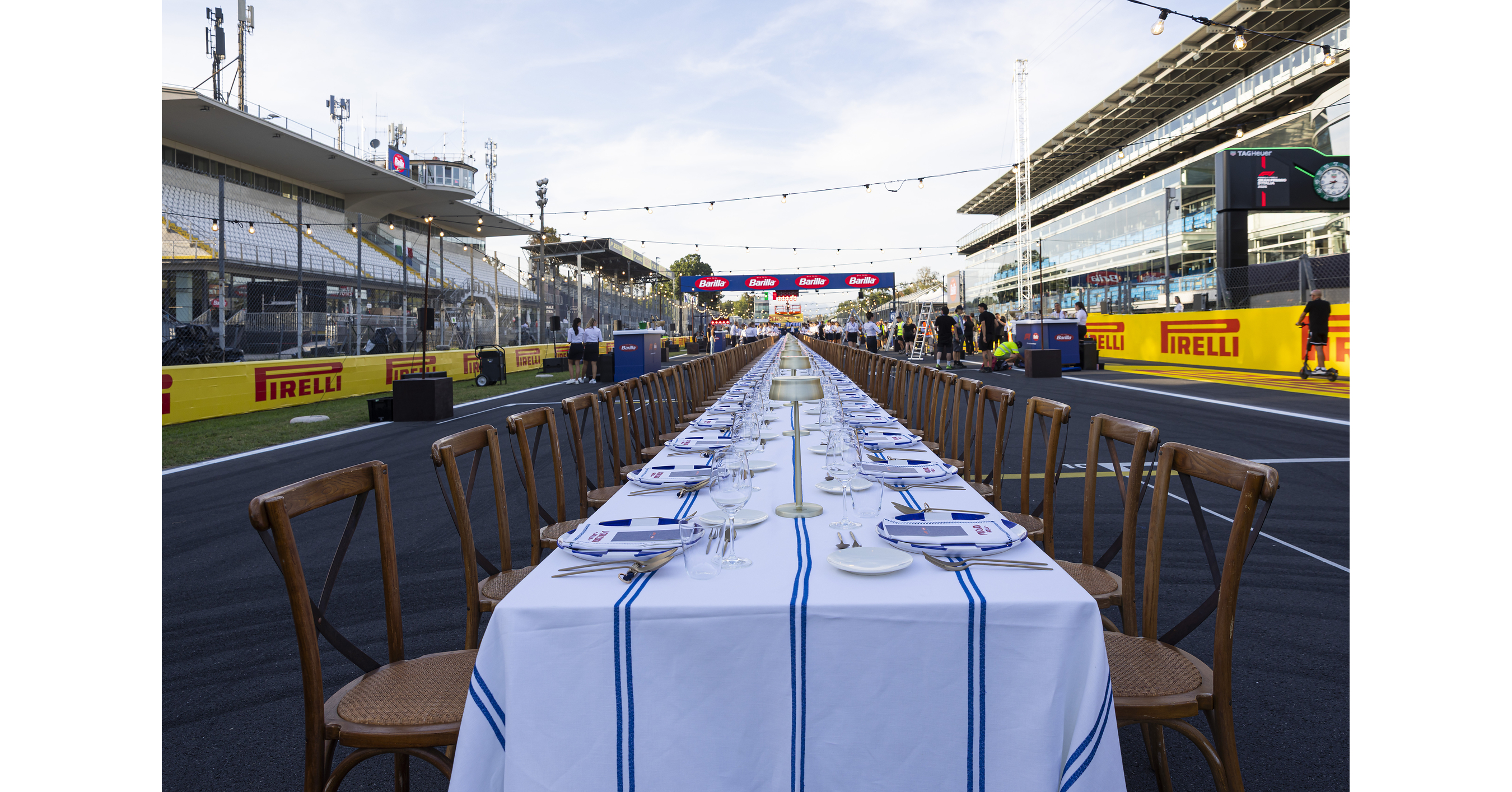 A Race Is Never Won Alone: With La Tavolata, Barilla Brings the Paddock Family Together on the Monza Grid