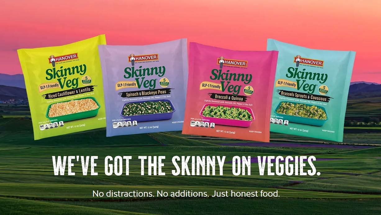 Hanover Foods Launches GLP-1-friendly Skinny Veg® Line
