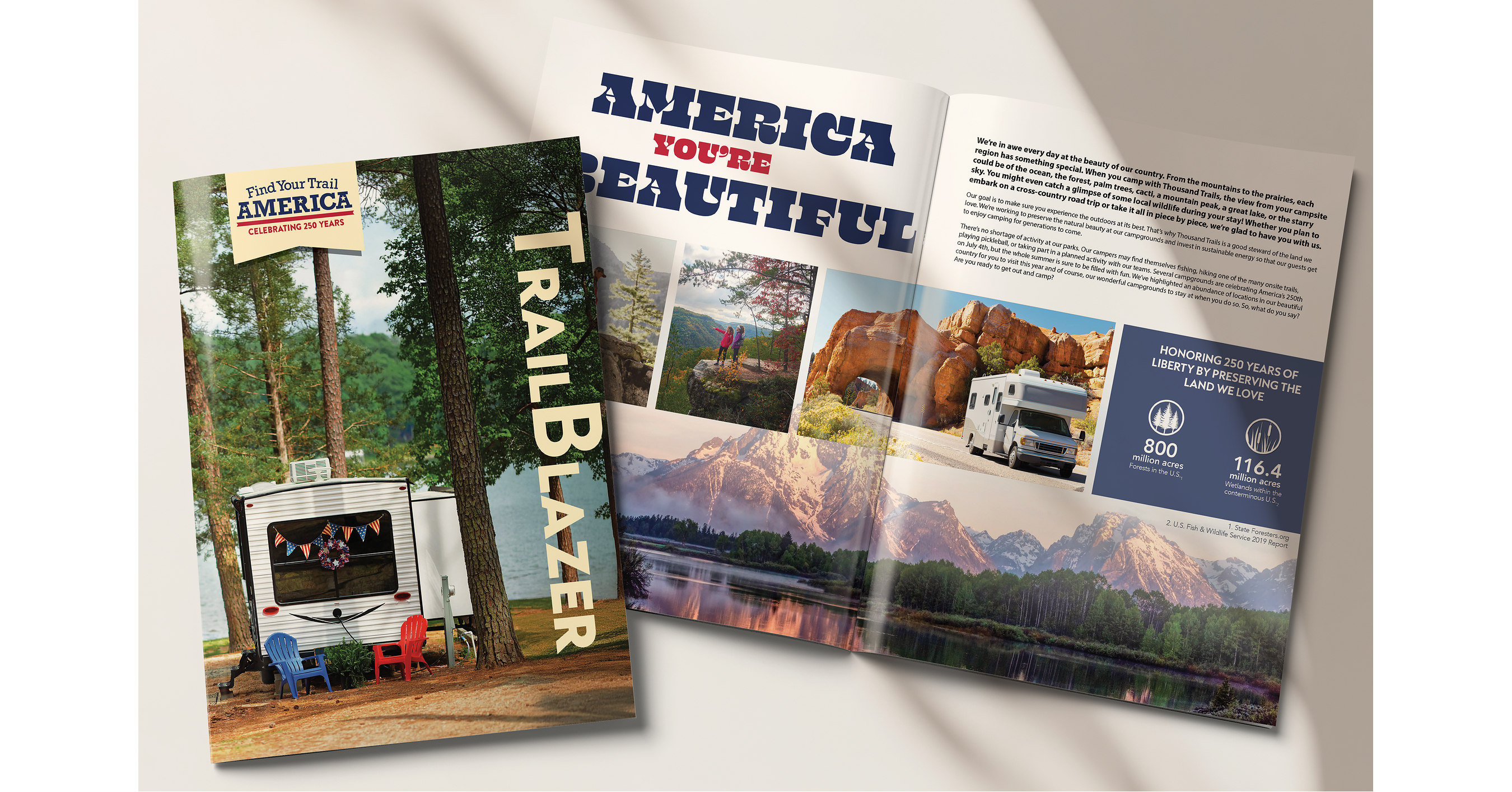 Thousand Trails' TrailBlazer Magazine Honored with 2026 GDUSA Inhouse Design Award