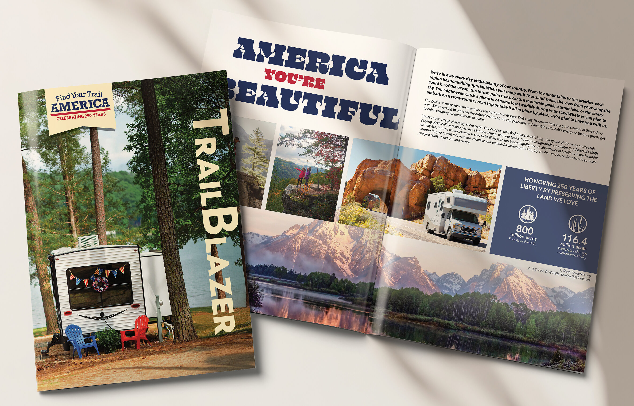 Thousand Trails' TrailBlazer Magazine Honored with 2026 GDUSA Inhouse Design Award