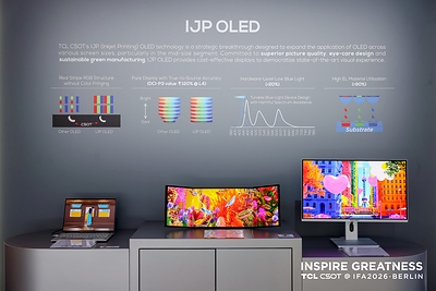 IJP OLED products showcased at IFA 2026