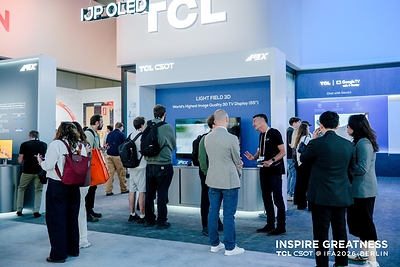TCL CSOT Showcases Latest Display Innovations at IFA 2026, Shaping the Future of Visual Experiences
