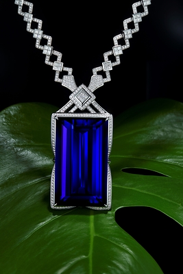 The Kat Florence Tanzanite and Diamond Necklace