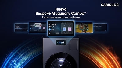 Conoce la nueva lavasecadora Bespoke AI Laundry Combo y aprovecha los beneficios de su pre-registro