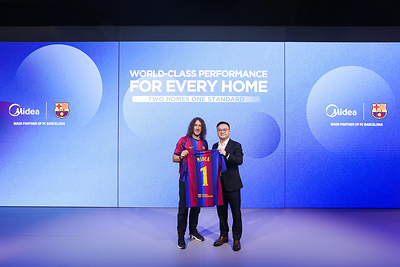 FC Barcelona Legend Carles Puyol Joins Midea at IFA 2026