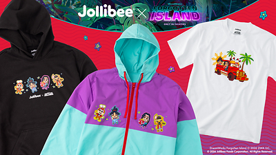 Fans can take the adventure home with a limited-edition co-branded apparel line inspired by the film's ‘90s aesthetic.