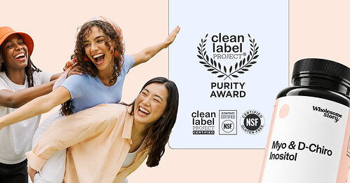 Wholesome Story's inositol wins Clean Label Project Purity Award