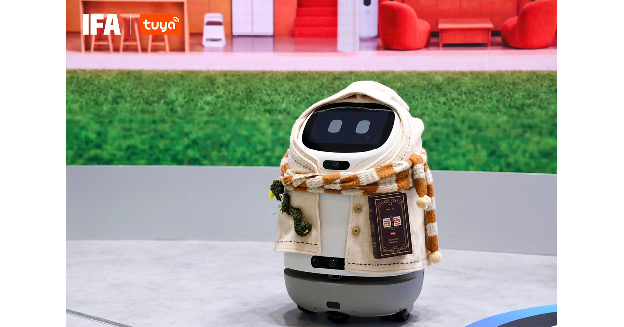 Tuya Smart stellt auf der IFA 2026 Doova vor, einen KI-Begleitroboter für zu Hause, um selbstständig lebende Senioren zu unterstützen Tuya Smart stellt auf der IFA 2026 Doova vor, einen KI-Begleitroboter für zu Hause, um selbstständig lebende Senioren zu unterstützen