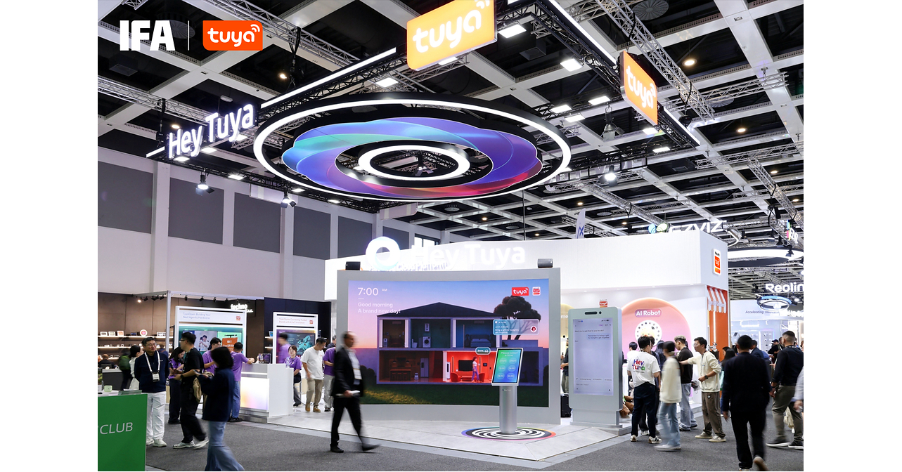 Tuya Smart Brings Full-Stack AI into Everyday Life at IFA 2026