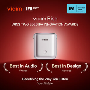 viaim Rise Receives Two 2026 IFA Innovation Awards; Indiegogo Campaign Launches September 8