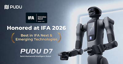 PUDU D7 Named Honoree in IFA Innovation Awards for Best in IFA Next & Emerging Technologies