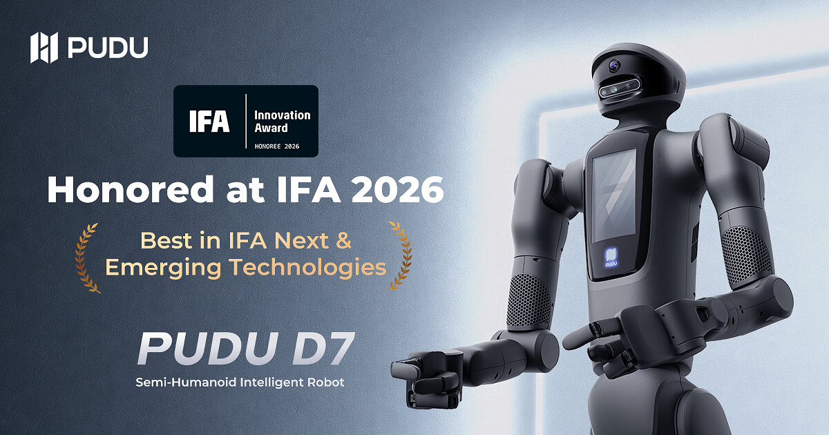 PUDU D7 Named Honoree in IFA Innovation Awards for Best in IFA Next &amp; Emerging Technologies