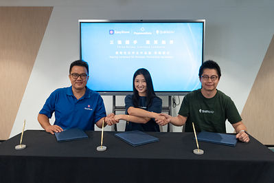Payment Asia, ShipAny and EasyStore signed partnership agreement