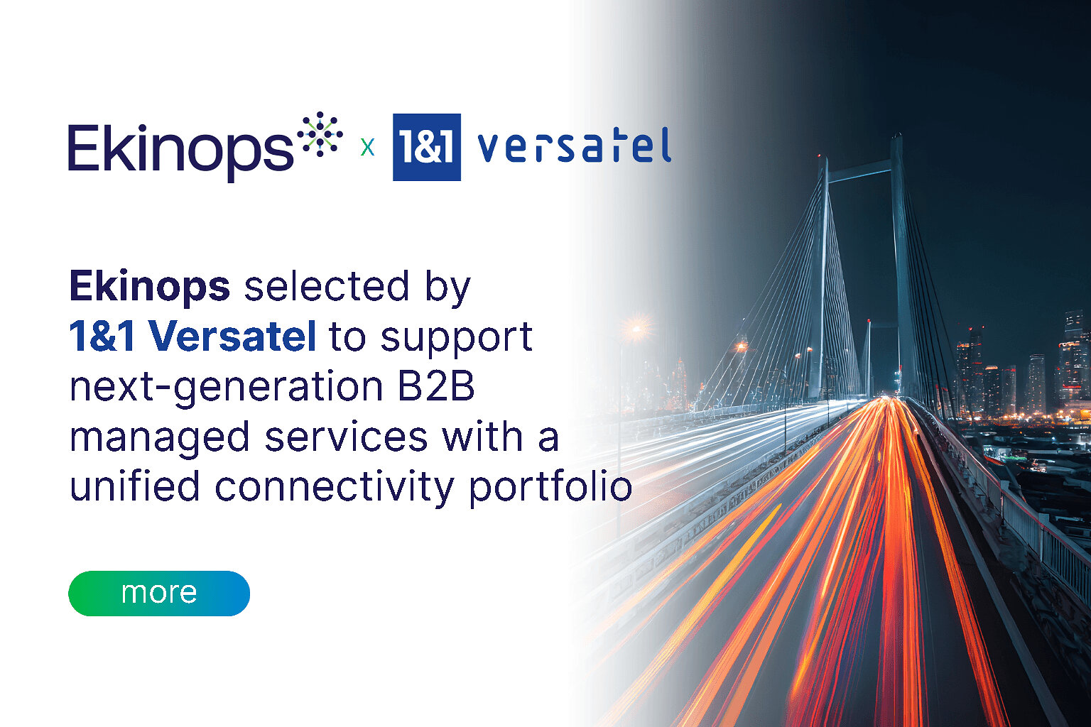 Ekinops toimittaa verkkoteknologiaa 1&1 Versatelille