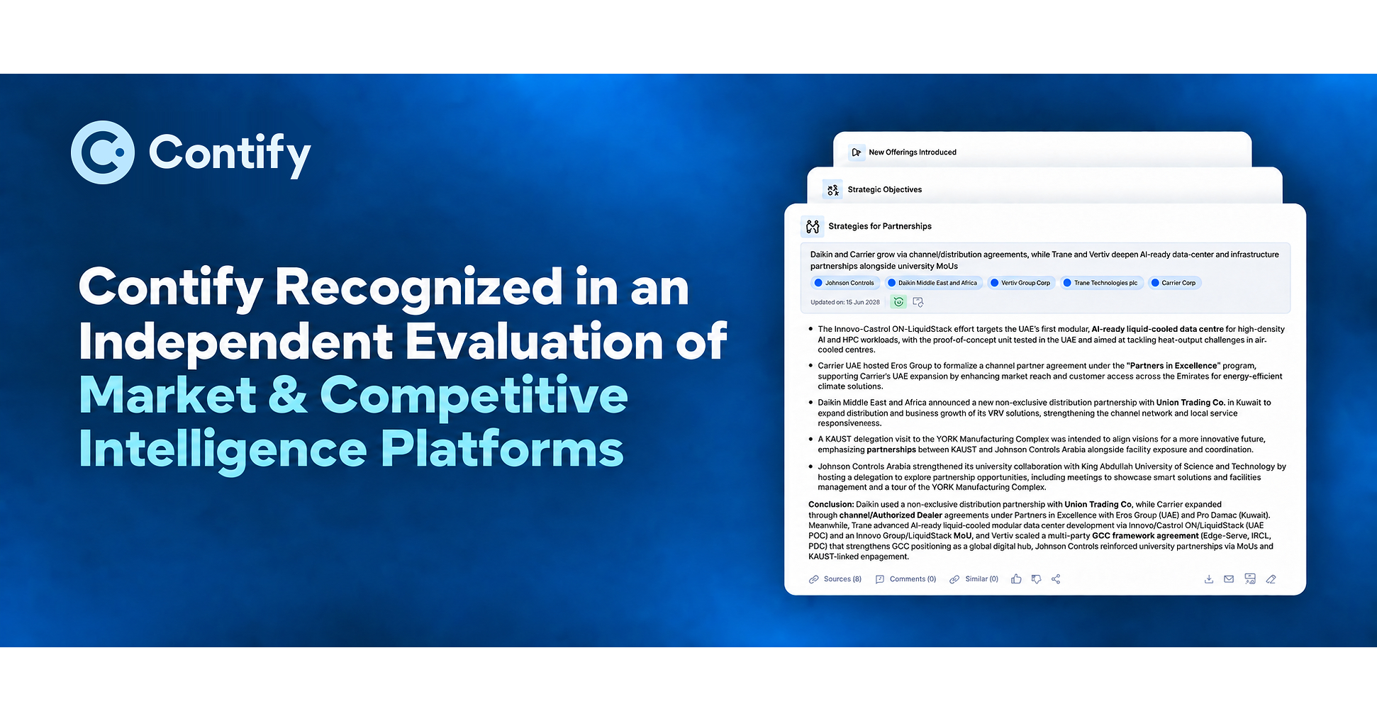 Contify Recognized in an Independent Analyst Evaluation of Market & Competitive Intelligence Platforms