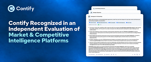 Contify Named in The Forrester Wave™: Market and Competitive Intelligence Platforms, Q3 2026