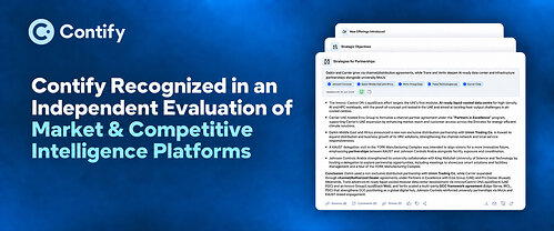 Contify Named in The Forrester Wave™: Market and Competitive Intelligence Platforms, Q3 2026