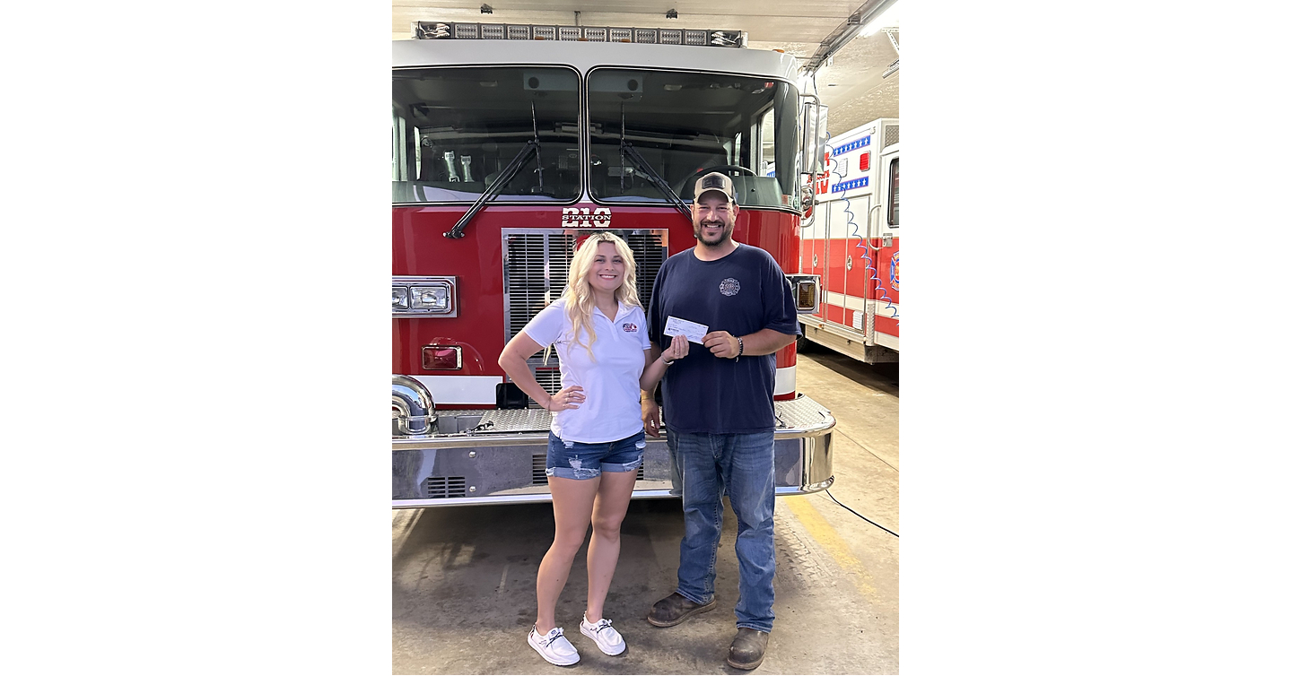 KB Equipment Rental Continues Commitment to Local Community with Support for Rural Valley Volunteer Fire Department