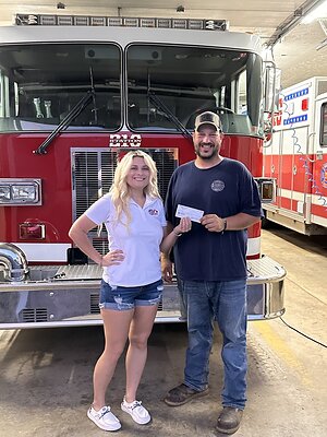 KB Equipment Rental Continues Commitment to Local Community with Support for Rural Valley Volunteer Fire Department