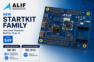 Alif Semiconductor Introduces New Low-Cost StartKit Platform for Edge AI 