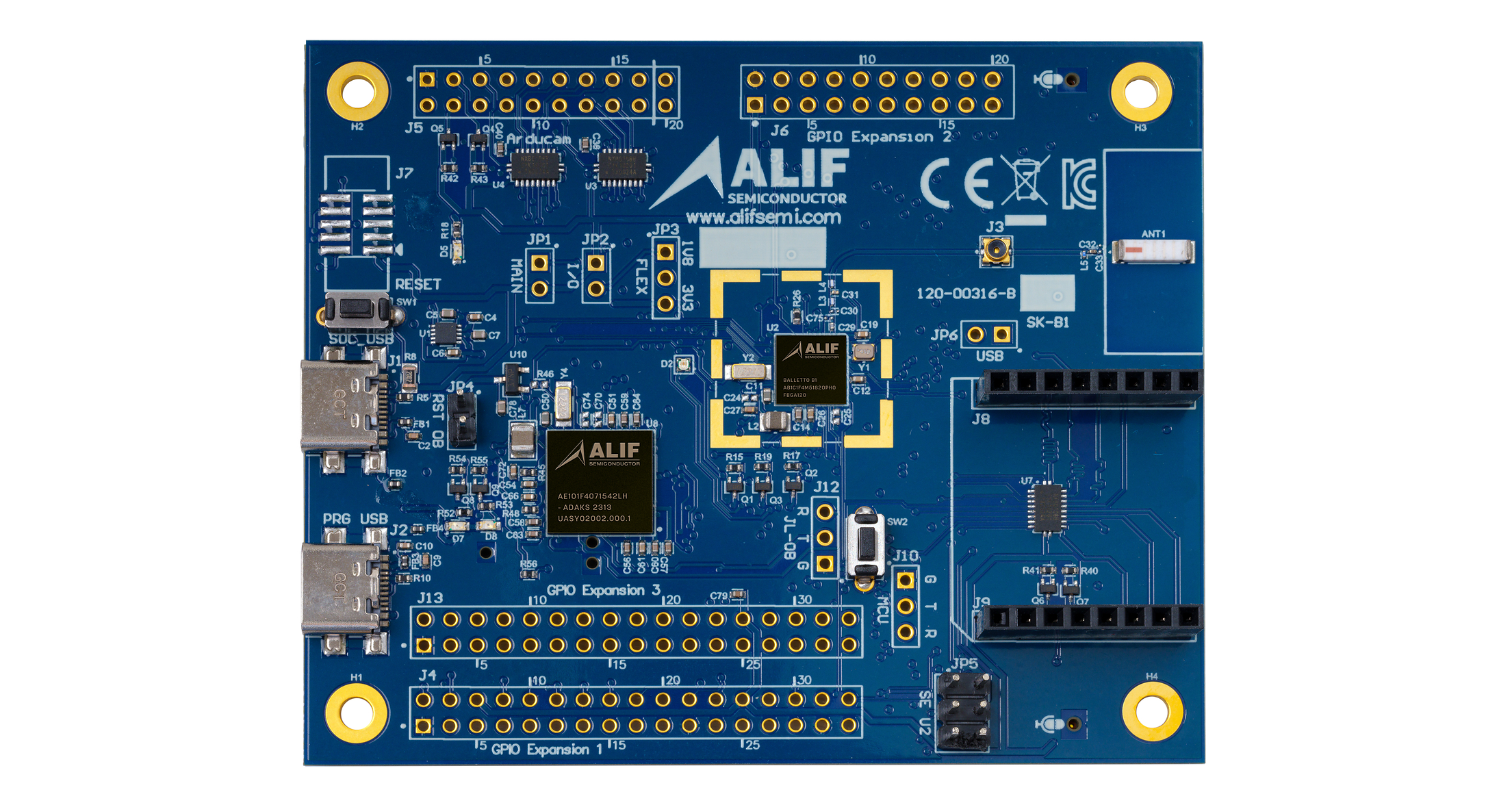 Alif Semiconductor Introduces New Low-Cost StartKit platform for its Edge AI Enabled Ensemble and Balletto Microcontrollers