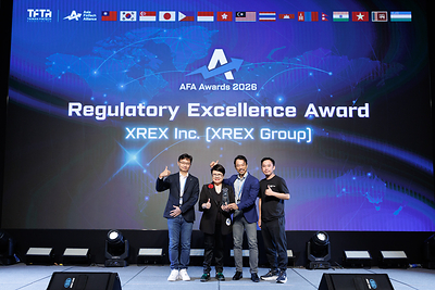 XREX Group Wins Regulatory Excellence at AFA Awards 2026, Advancing Secure and Compliant Financial Innovation Across Asia