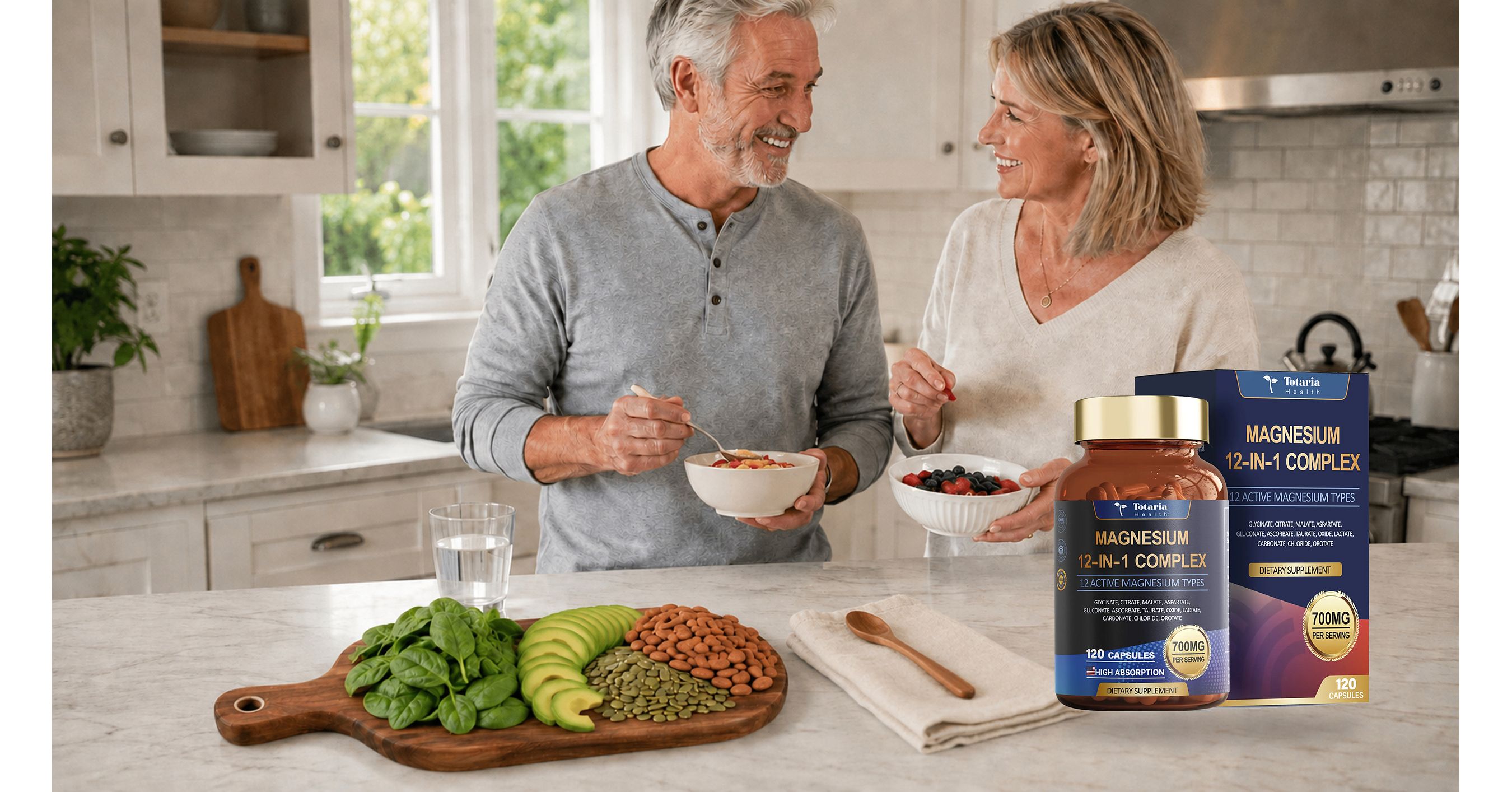 Totaria Highlights Magnesium Nutrition Awareness During Healthy Aging Month