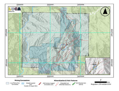 prnewswire.com - Luca Mining Corp. - Luca Intersects 9.9 Metres of 5.39 g/t Gold Equivalent from the Catorce Zone at Tahuehueto Mine
