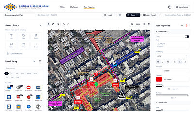 Critical Response Group Ops Planner