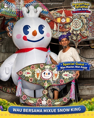 WAU Bersama Snow King cultural event WAU Bersama Snow King cultural event