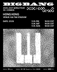 BIGBANG 2026-2027 WORLD TOUR < XX: COSMOS > IN HONG KONG Officially Announced BIGBANG 2026-2027 WORLD TOUR < XX: COSMOS > IN HONG KONG Officially Announced