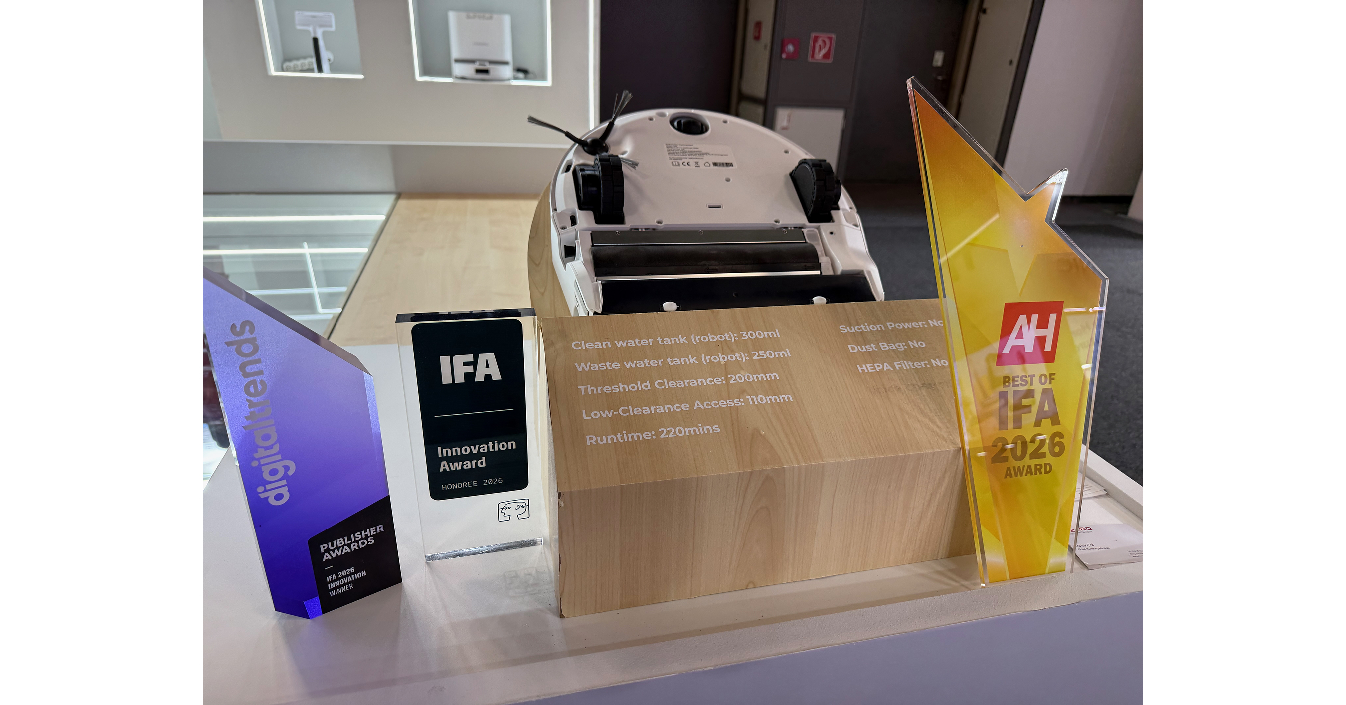 Hizero Wins Three Major IFA 2026 Honours as Global Leader in No-Suction Hard-Surface Cleaning