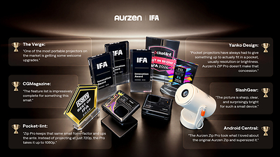 Aurzen Shines at IFA 2026, Garnering 11 Honors Across Its Projector Lineup