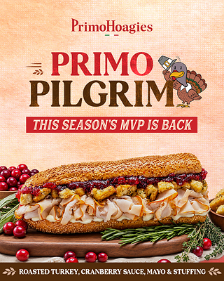 PrimoHoagies PrimoPilgrim